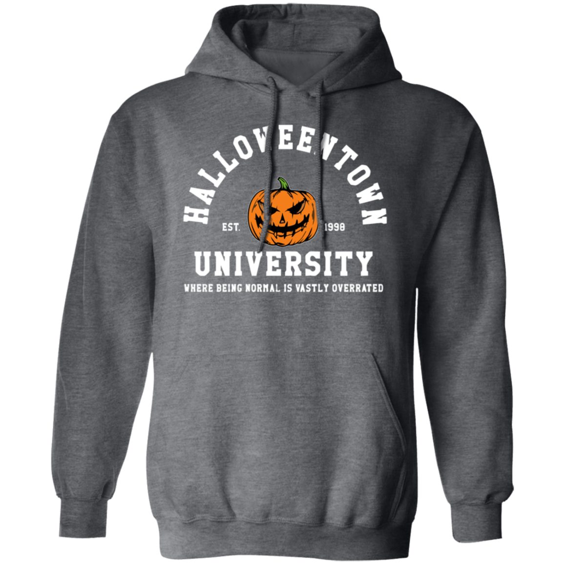 Halloweentown University Sweatshirts Front and Back Design | Nostalgic Theme with Stylized Graphic