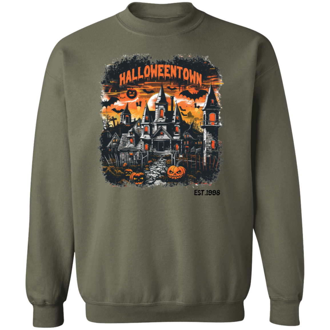 Vintage Look Halloweentown Sweatshirts | Spooky House