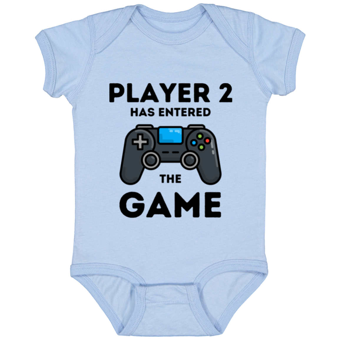 Leveled Up to Daddy | New Dad and Baby Matching Gamer Shirts