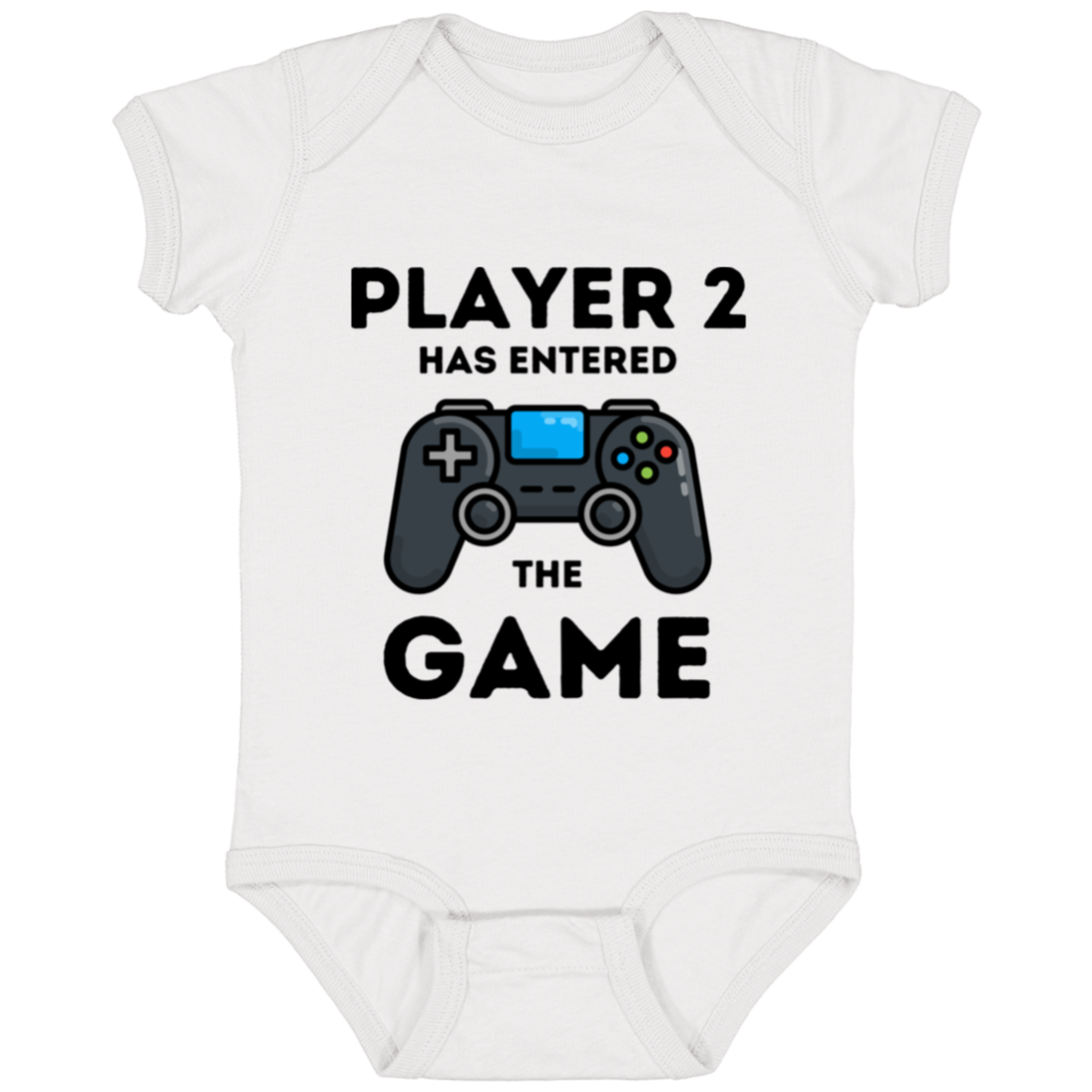 Leveled Up to Daddy | New Dad and Baby Matching Gamer Shirts