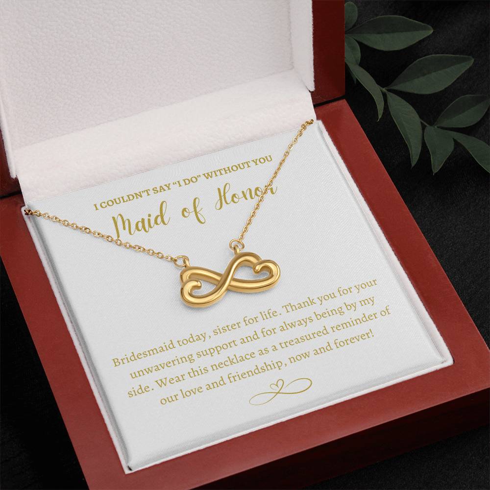 Endless Love Necklace | Maid of Honor Gift