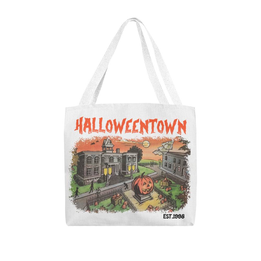 Halloweentown Vintage Look Canvas Tote | Movie Nostalgia Design