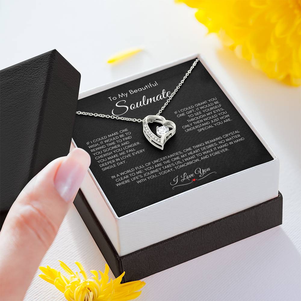 To My Beautiful Soulmate | Forever Love Necklace